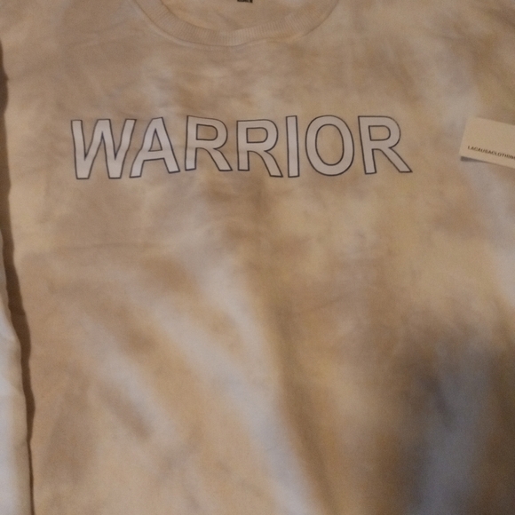 🆕 Lacausa Anthropologie Warrior Tie Dye Crewneck Sweatshirt, Medium - Picture 6 of 6